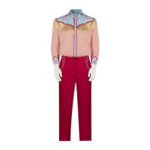 Back to the Future 3 Marty McFly Western Cowboy Cosplay Costume for Halloween and Stage Performances - Halloweez